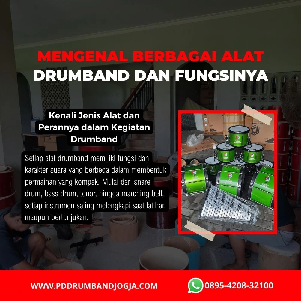 Macam-macam alat drumband dan fungsinya