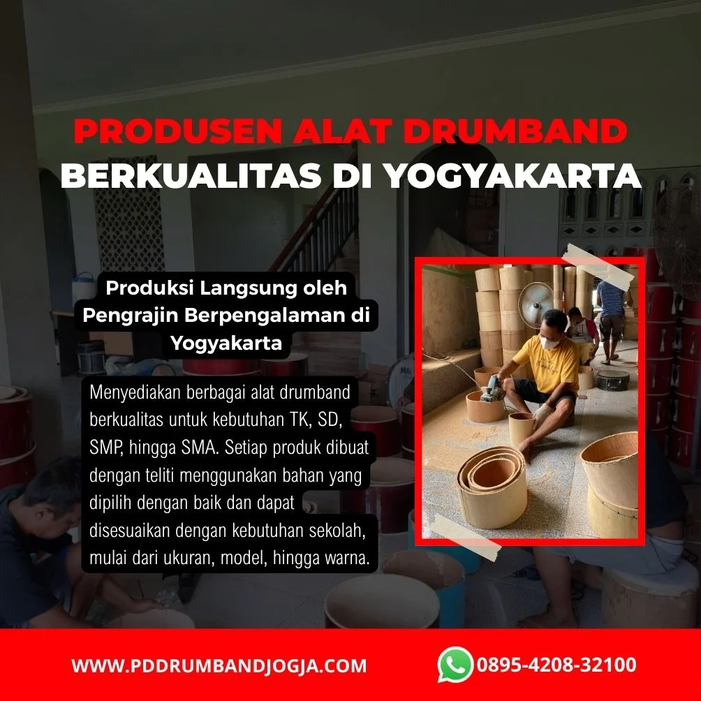 Produsen alat drumband Jogja dengan berbagai perlengkapan drumband dan marchingband