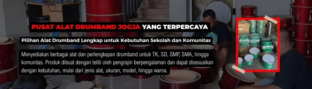 Tempat beli alat drumband Jogja dengan berbagai pilihan perlengkapan lengkap