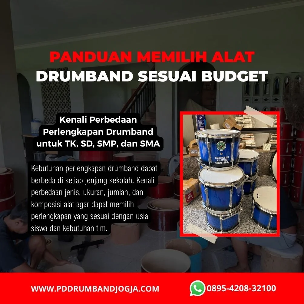 Pilihan paket alat drumband sesuai kebutuhan dan tingkat sekolah