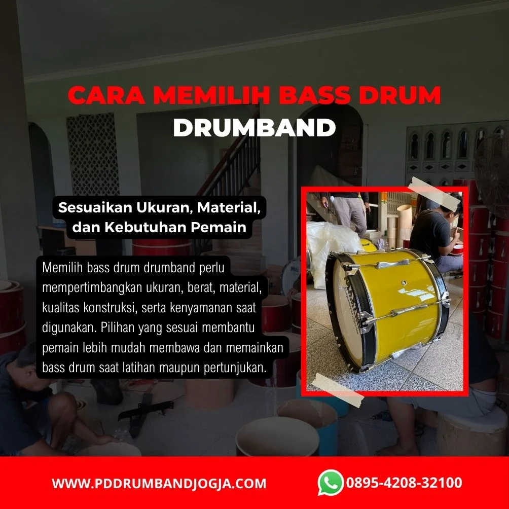 Cara Memilih Bass Drum Drumband