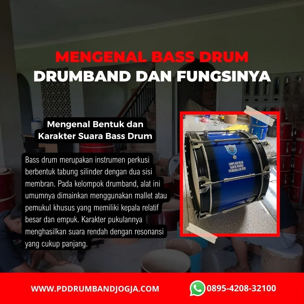 Mengenal Bass Drum dalam Drumband